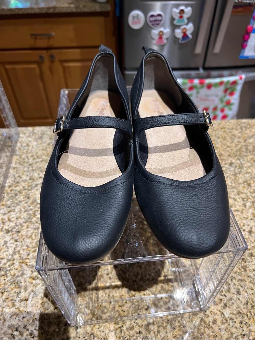 Dr. Scholl's Black Mary Jane Flats